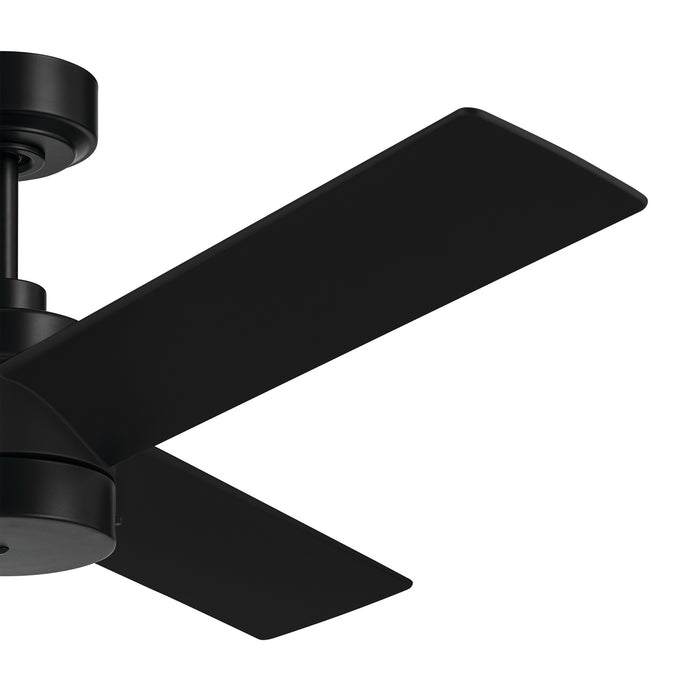 Kichler - 300375BK - 52" Ceiling Fan - Spyn Lite - Black