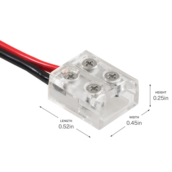 Kichler - 1TBCOBTWSCLR - Connector - Dry Tape Accessory - Clear