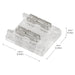 Kichler - 1CTCOBTTCLR - Connector - Tunable Dry Tape Accessory - Clear