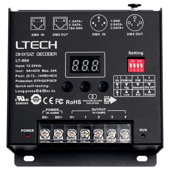 Kichler - 1DMXDBK - Decoder - Tunable Dry Tape Accessory - Black