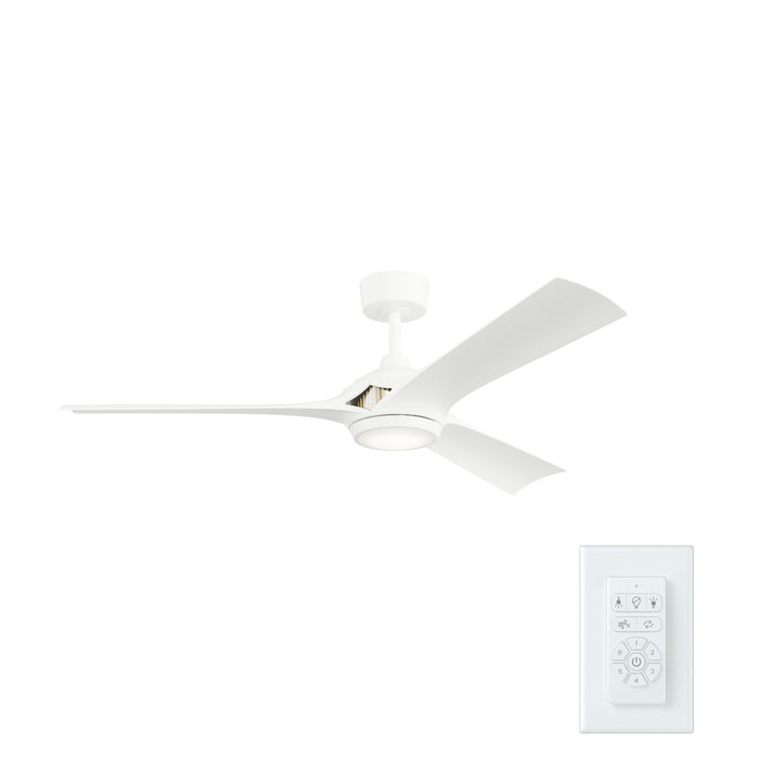 Kichler - 300056-MWH - 56" Ceiling Fan - Veetra - Matte White