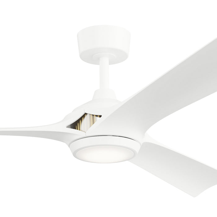 Kichler - 300056-MWH - 56" Ceiling Fan - Veetra - Matte White