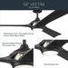 Kichler - 300056-BK - 56" Ceiling Fan - Veetra - Matte Black