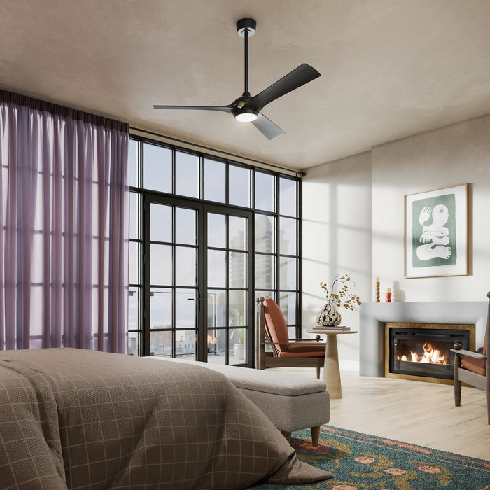 Kichler - 300056-BK - 56" Ceiling Fan - Veetra - Matte Black