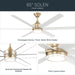 Kichler - 310065-CPZ - 65" Ceiling Fan - Solen - Champagne Bronze