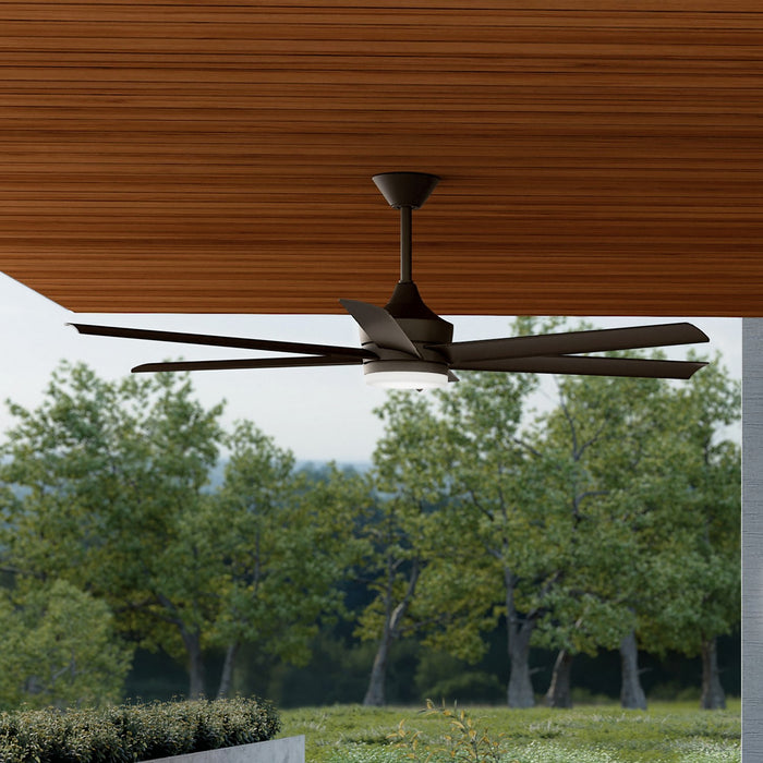 Kichler - 310065-SNB - 65" Ceiling Fan - Solen - Satin Natural Bronze