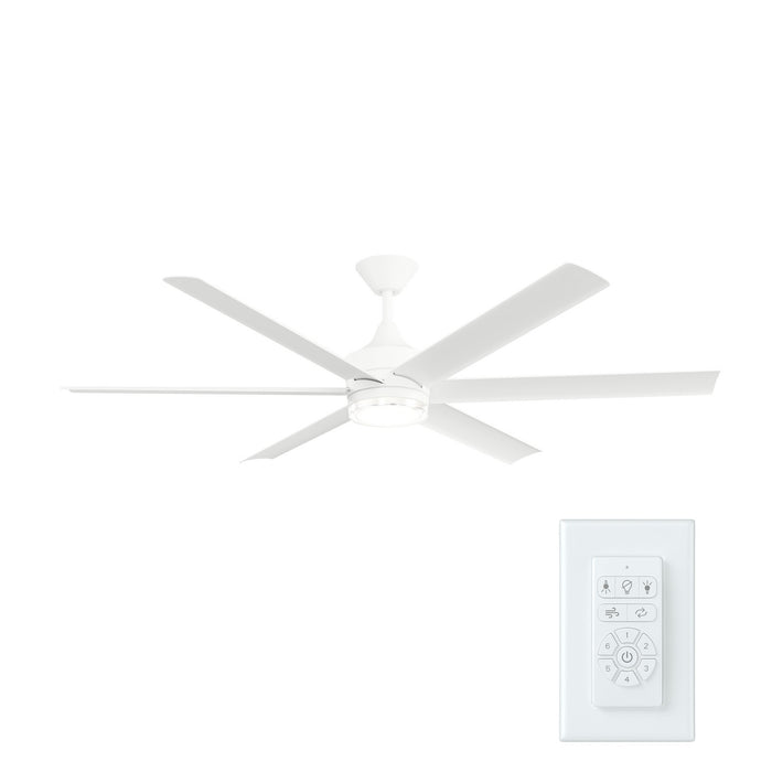 Kichler - 310065-MWH - 65" Ceiling Fan - Solen - Matte White