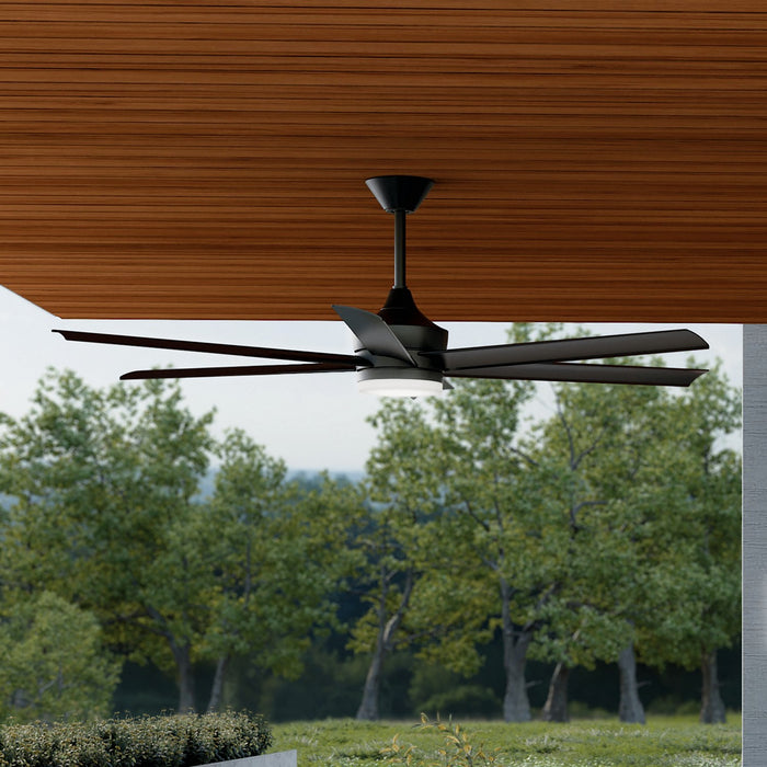 Kichler - 310065-BK - 65" Ceiling Fan - Solen - Matte Black