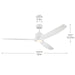 Kichler - 300360-MWH - 60" Ceiling Fan - Calyx - Matte White