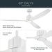 Kichler - 300360-MWH - 60" Ceiling Fan - Calyx - Matte White