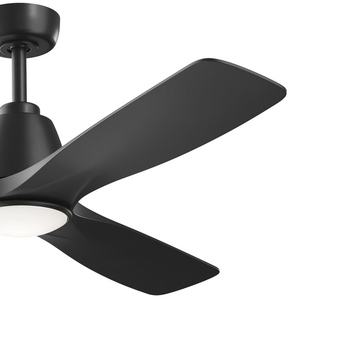 Kichler - 300054-BK - 54" Ceiling Fan - Volos II - Matte Black