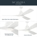 Kichler - 300054-MWH - 54" Ceiling Fan - Volos II - Matte White