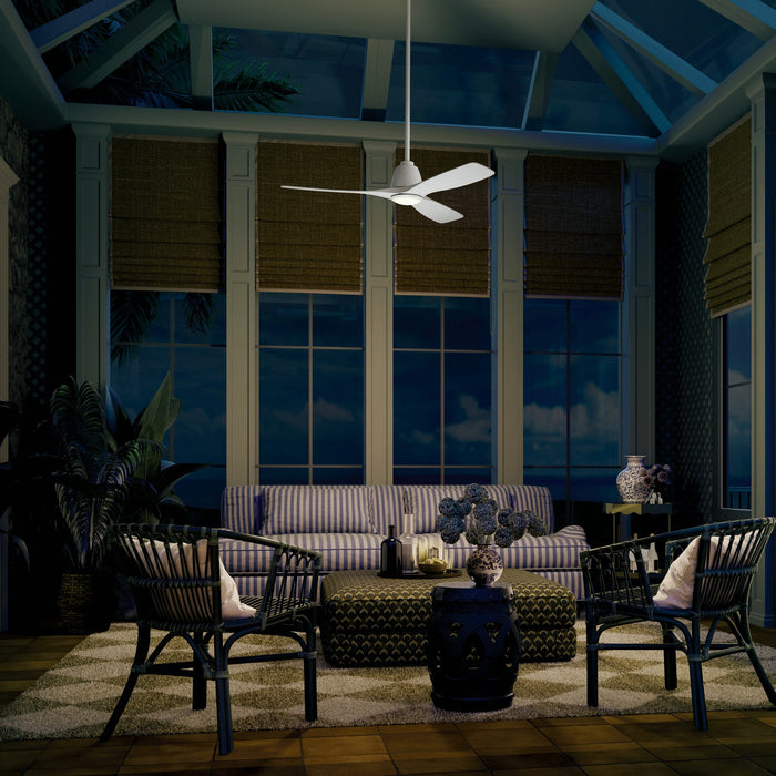 Kichler - 300054-MWH - 54" Ceiling Fan - Volos II - Matte White