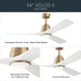 Kichler - 300054-CPZ - 54" Ceiling Fan - Volos II - Champagne Bronze