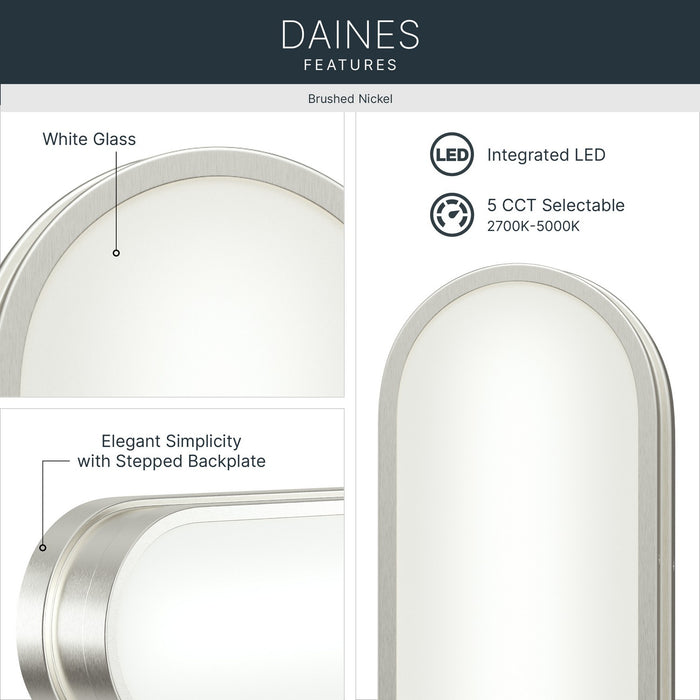 Kichler - 55246NILED - LED Bath Bar - Daines - Brushed Nickel