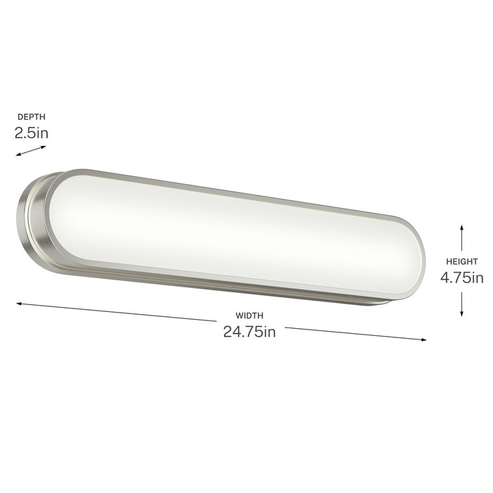 Kichler - 55247NILED - LED Bath Bar - Daines - Brushed Nickel
