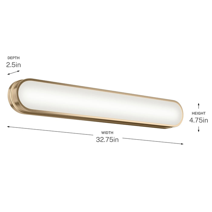 Kichler - 55248CPZLED - LED Bath Bar - Daines - Champagne Bronze