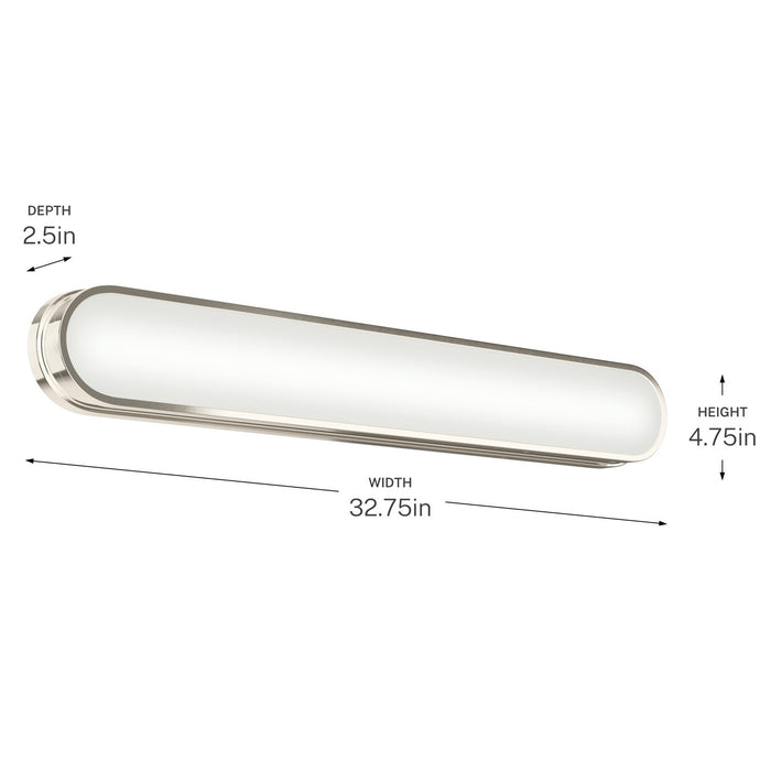 Kichler - 55248PNLED - LED Bath Bar - Daines - Polished Nickel