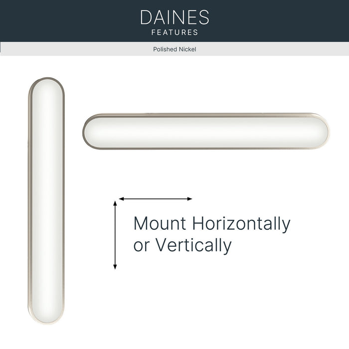 Kichler - 55248PNLED - LED Bath Bar - Daines - Polished Nickel
