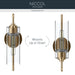 Kichler - 55250CPZ - One Light Wall Sconce - Niccol - Champagne Bronze