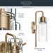 Kichler - 55250CPZ - One Light Wall Sconce - Niccol - Champagne Bronze