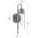 Kichler - 55250NI - One Light Wall Sconce - Niccol - Brushed Nickel
