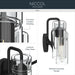 Kichler - 55251BK - Two Light Bath - Niccol - Black