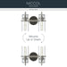 Kichler - 55251NI - Two Light Bath - Niccol - Brushed Nickel