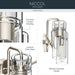 Kichler - 55251PN - Two Light Bath - Niccol - Polished Nickel