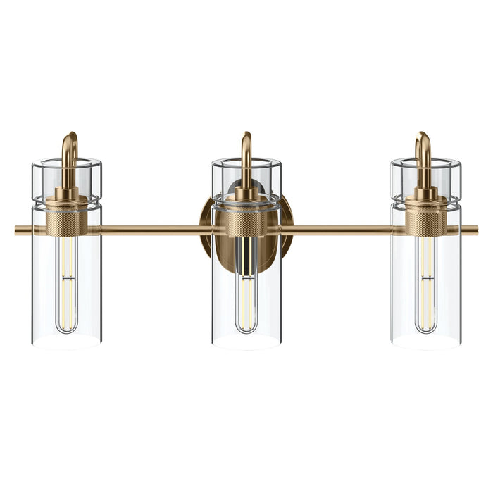 Kichler - 55252CPZ - Three Light Bath - Niccol - Champagne Bronze