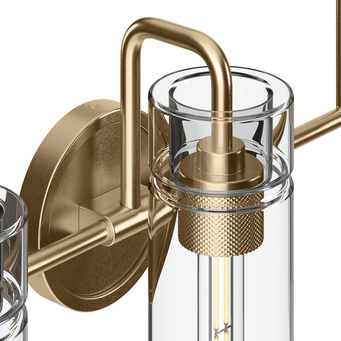 Kichler - 55252CPZ - Three Light Bath - Niccol - Champagne Bronze