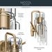 Kichler - 55252CPZ - Three Light Bath - Niccol - Champagne Bronze