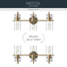 Kichler - 55252CPZ - Three Light Bath - Niccol - Champagne Bronze