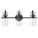 Kichler - 55252BK - Three Light Bath - Niccol - Black
