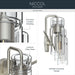 Kichler - 55252NI - Three Light Bath - Niccol - Brushed Nickel
