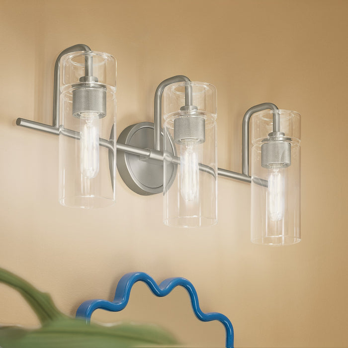 Kichler - 55252NI - Three Light Bath - Niccol - Brushed Nickel