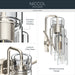 Kichler - 55252PN - Three Light Bath - Niccol - Polished Nickel