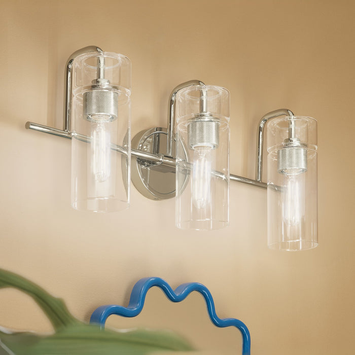 Kichler - 55252PN - Three Light Bath - Niccol - Polished Nickel