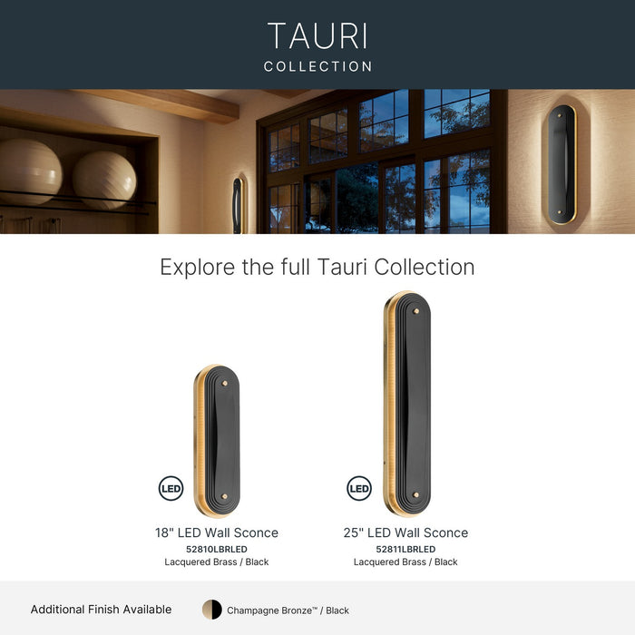Kichler - 52811LBRLED - LED Wall Sconce - Tauri - Lacquered Brass