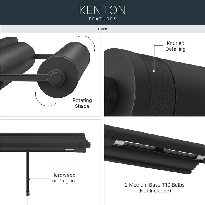 Kichler - 52814BK - LED Picture Light - Kenton - Black