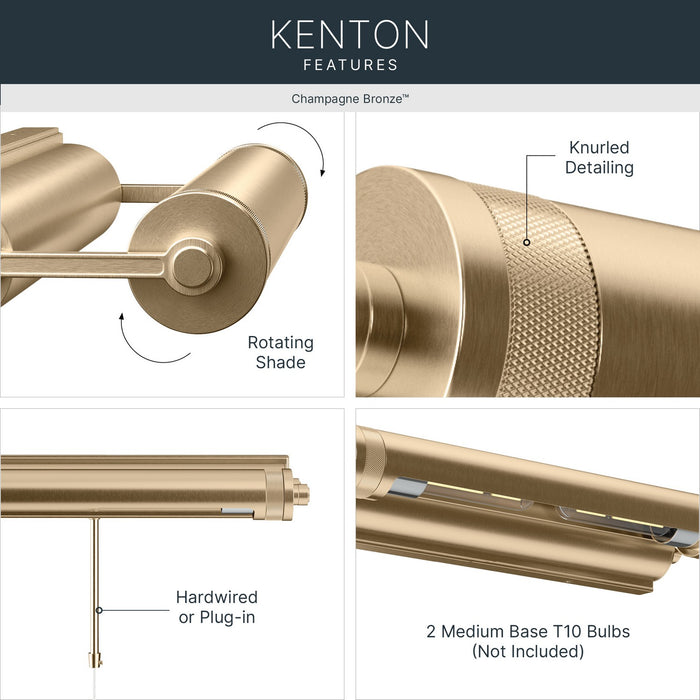 Kichler - 52814CPZ - LED Picture Light - Kenton - Champagne Bronze