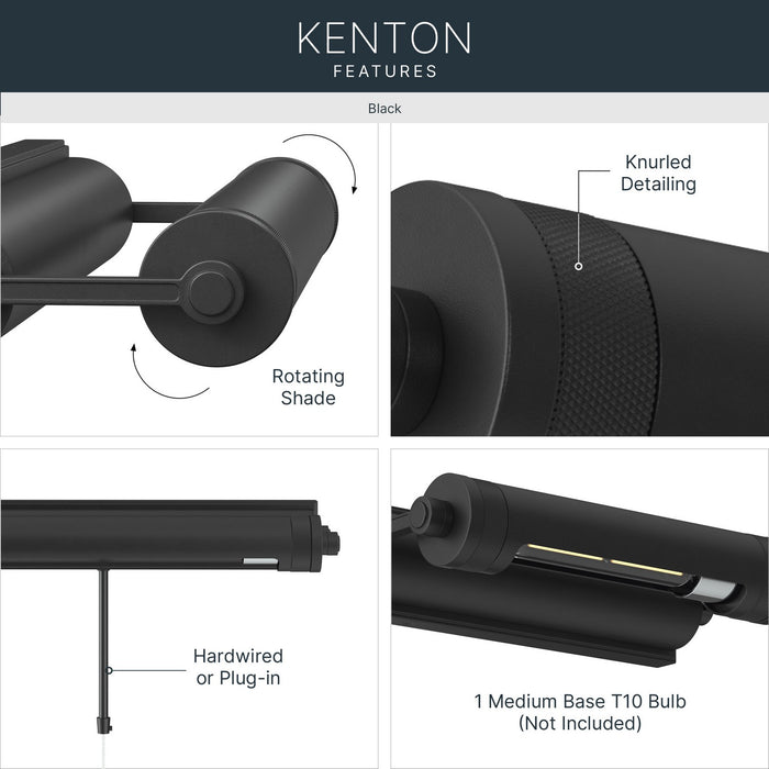Kichler - 52813BK - LED Picture Light - Kenton - Black