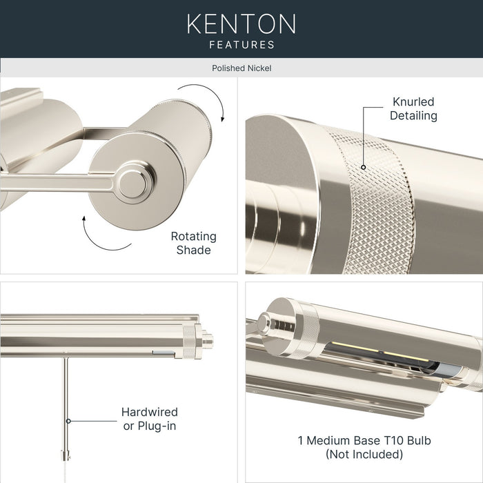Kichler - 52813PN - LED Picture Light - Kenton - Polished Nickel