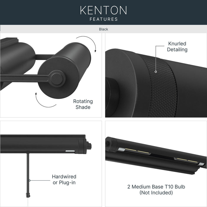 Kichler - 52815BK - LED Picture Light - Kenton - Black