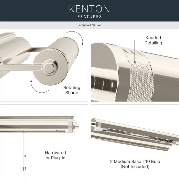 Kichler - 52815PN - LED Picture Light - Kenton - Polished Nickel