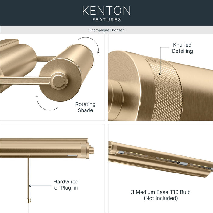 Kichler - 52816CPZ - LED Picture Light - Kenton - Champagne Bronze
