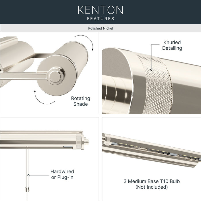 Kichler - 52816PN - LED Picture Light - Kenton - Polished Nickel