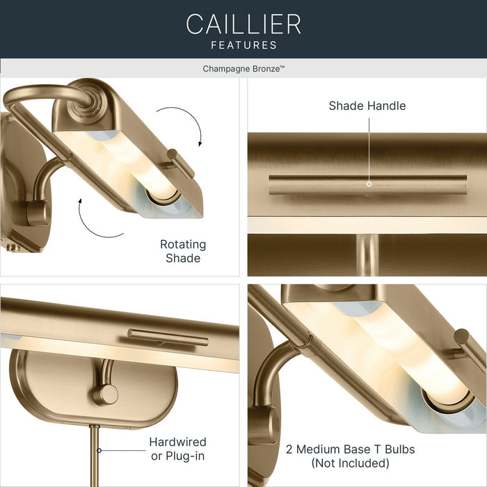 Kichler - 52818CPZ - LED Picture Light - Caillier - Champagne Bronze