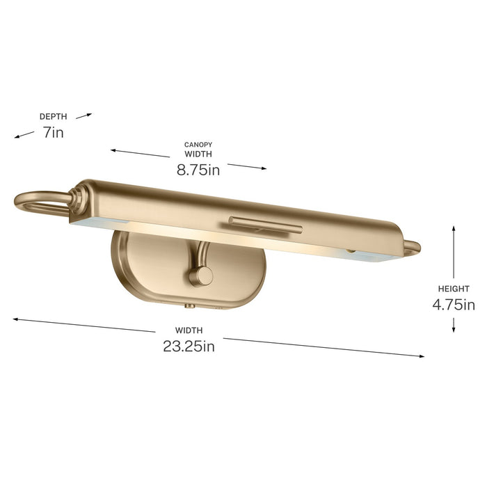 Kichler - 52818CPZ - LED Picture Light - Caillier - Champagne Bronze