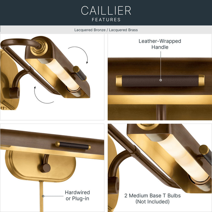 Kichler - 52818LBZ - LED Picture Light - Caillier - Lacquered Bronze